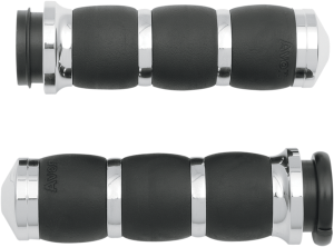 3-ring Velvet Air Grips Black, 1, nordicamoto.ro