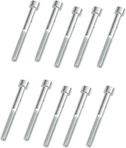 #8 & #10 Fine And Coarse Bolts Silver