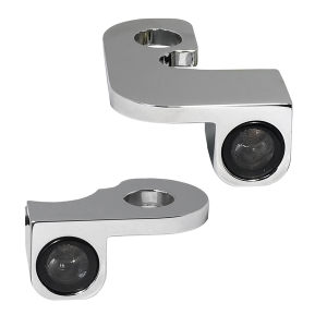 Nano Series Handlebar Turn Signals Chrome, 2, nordicamoto.ro