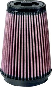 High Flow Air Filter Black, Red