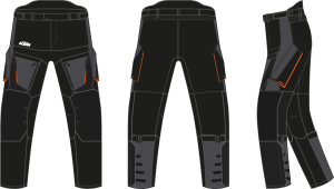 Pantaloni KTM TERRA ADVENTURE V3 Black/Grey, nordicamoto.ro