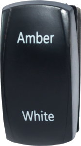 Dual Color Led Light Pod Amber, White, 4, nordicamoto.ro