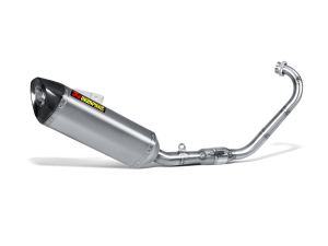 Racing Line Full Exhaust System Street Silver, Black 