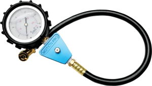 Professional Tire Pressure Gauge Anodized, Black, Blue