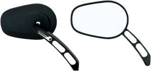 Thru-mount Mirror Black, Anodized, 1, nordicamoto.ro