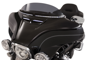 Steel Windshield Trim Black