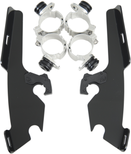 Fats/slim Windshield Trigger-lock Complete Mount Kit Black, 1, nordicamoto.ro