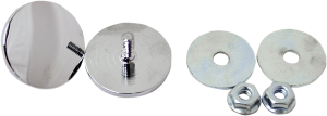 Fairing Mirror Hole Plugs Chrome, 1, nordicamoto.ro