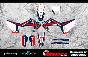 Kit stickere NordicaMoto Husqvarna TE 20-23