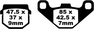 Sfa Series Organic Scooter Brake Pads