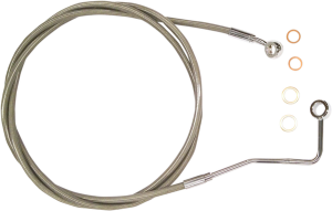 Xr Stainless Upper Brake Line Silver, Polished, 1, nordicamoto.ro