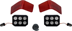 Led Tour-pak Run/brake Lights With Lenses Red, 1, nordicamoto.ro