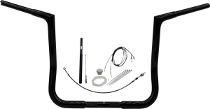 1-1/4(r) Ez Install Flat Top Handlebar Kit Black, 4, nordicamoto.ro