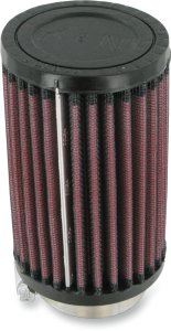 Universal Clamp-on Air Filter Black, Red