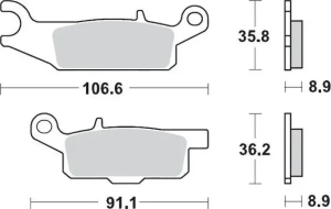 Racing Brake Pads Atv