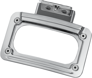 Led Curved License Plate Frame With Mount Chrome, 1, nordicamoto.ro