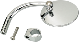 Clamp-on Utility Mirror Silver, 2, nordicamoto.ro