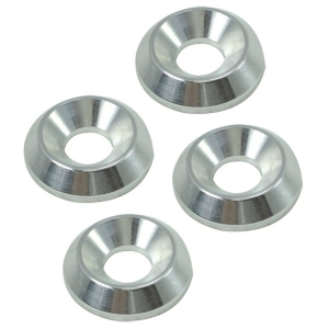 Flat Head Trim Washers Silver