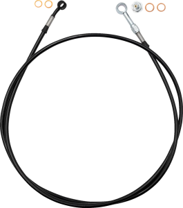 Ez Install Brake Line Black, Clear Pvc Coating , 1, nordicamoto.ro