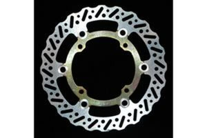Supercross Contour Series Brake Rotors Silver, Stainless Steel