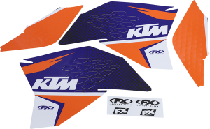 Evo Graphics Kit Blue, Orange