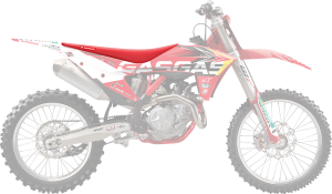 Replica Team Seat Cover Red, 2, nordicamoto.ro
