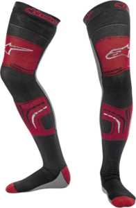 Sosete Alpinestars MX Knee Brace Black/Gray/Red S/M, 1, nordicamoto.ro