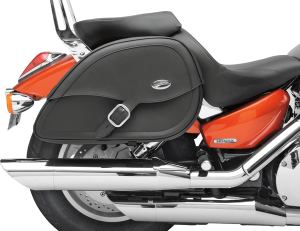 Drifter Rigid-mount Specific-fit Teardrop Saddlebags For Yamaha Black