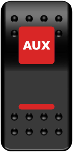 Rocker Switch Black 