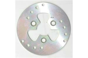 Round D-series Scooter Brake Rotor Silver, Stainless Steel, 1, nordicamoto.ro