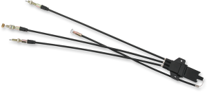 Black Vinyl Throttle Cable Black