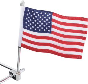 12(r) Flag Pole With Finial Blue, Red, White