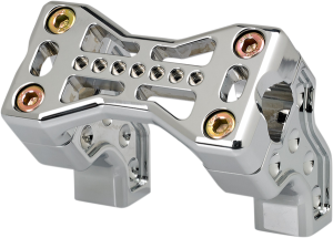 Bridge Handlebar Riser Kit Silver, 1, nordicamoto.ro