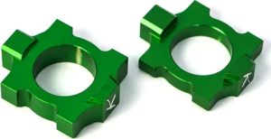 Light Axle Blocks Green, 2, nordicamoto.ro