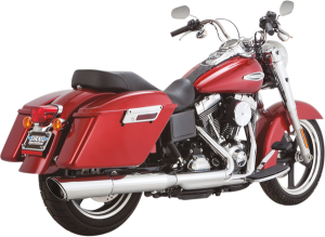 Twin Slash 2-into-1 Slip-on Muffler Chrome 