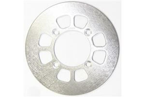 Round D-series Fixed Offroad Brake Rotor Silver, Stainless Steel, Zinc, 1, nordicamoto.ro