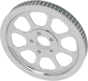 Rear Belt Pulley Polished Chrome