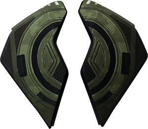 Placi laterale casca Icon Airflite™ Black/Green