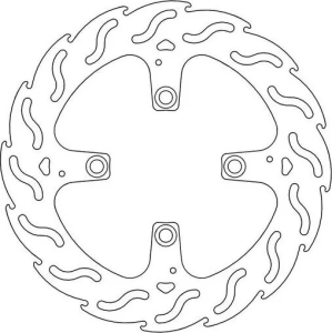 Seria Flame cu rotor fix, argintiu, oțel inoxidabil, 1, nordicamoto.ro