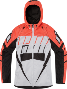 Geaca Textil Dama Icon Airform Retro Orange/White/Black
