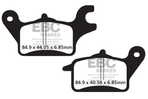 Sfa Series Organic Scooter Brake Pads, 2, nordicamoto.ro