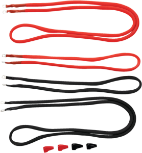 Electric Cable Kit For Winch Black, Red