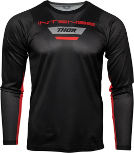 Tricou MTB Thor Intense Black/Gray/Red M, 1, nordicamoto.ro