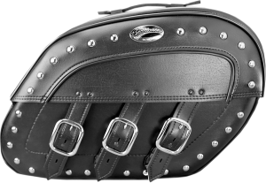 Rigid-mount Universal Desperado Slant Saddlebags Black, 1, nordicamoto.ro