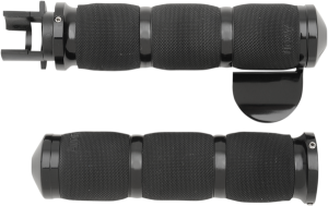 3-ring Air Cushioned Grips Black, 1, nordicamoto.ro