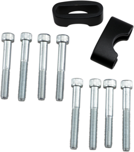Universal 7/8(r) Bar Risers Black, 1, nordicamoto.ro
