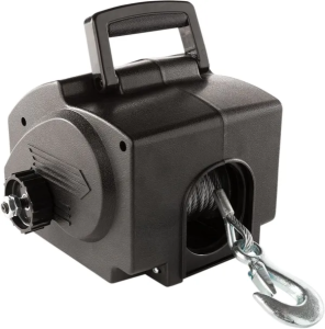 Portable Electric Winch Black