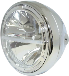 18 Cm (7(r)) Led Headlight Chrome