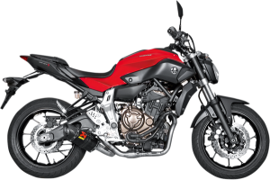 Sistem complet de evacuare Akrapovic Racing Yamaha MT-07 din carbon / oțel inoxidabil - S-Y7R2-AFC