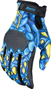 Manusi Icon Hooligan Kryola Kreep Blue 2XL, 1, nordicamoto.ro
